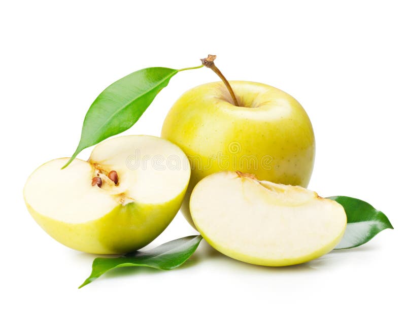 Maçã amarela fotos de stock