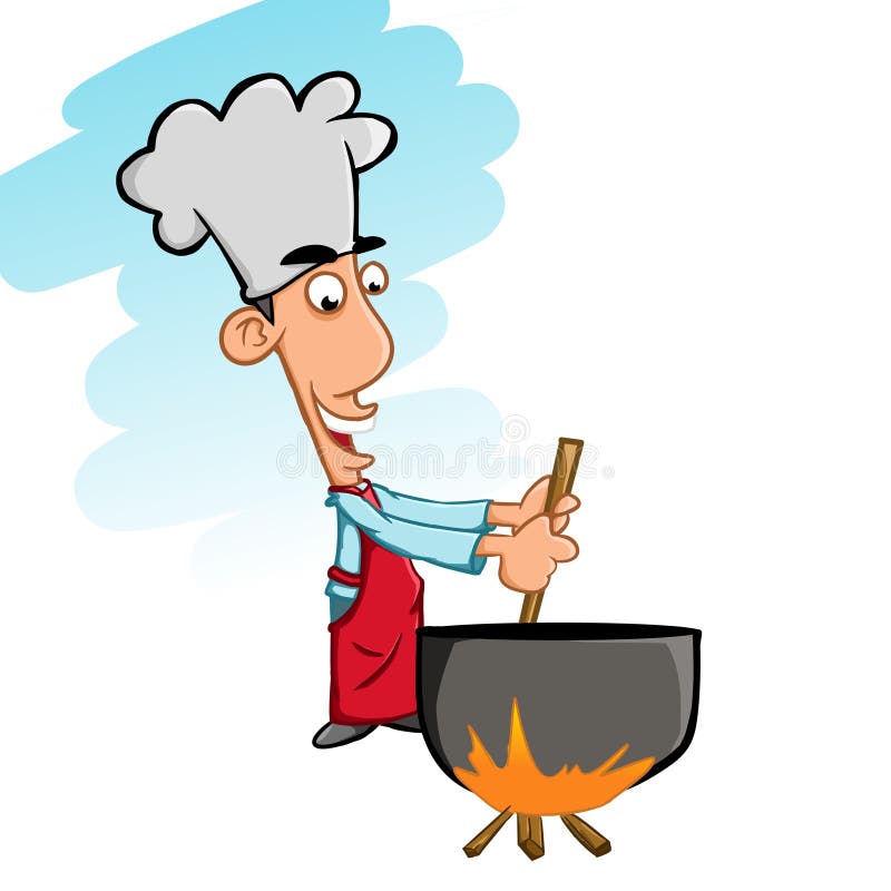 Maître de chef illustration libre de droits Maître de chef illustration libre de droits