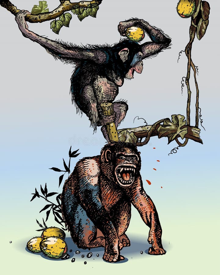 małpy ilustracja wektor małpy ilustracja wektor