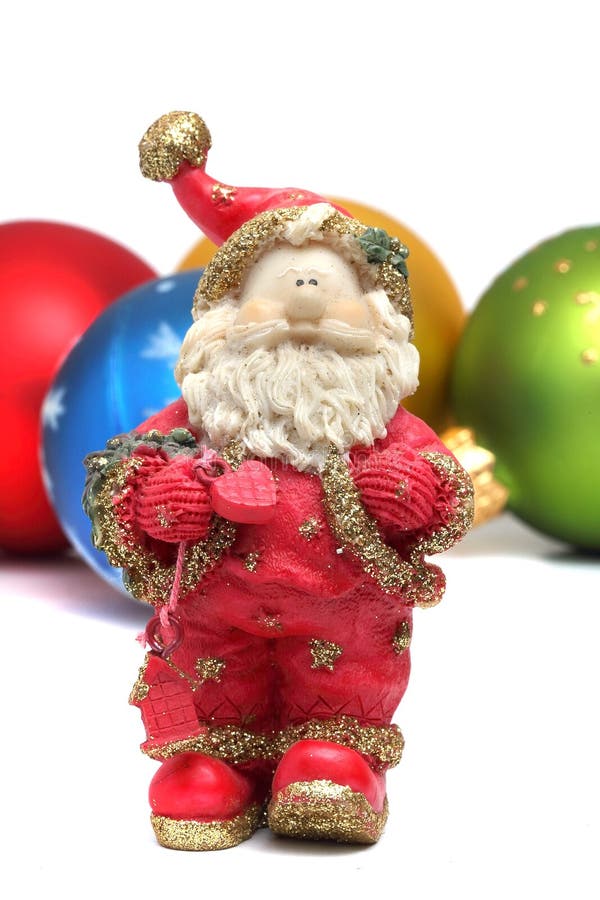 Mały ceramiczny Święty Mikołaj