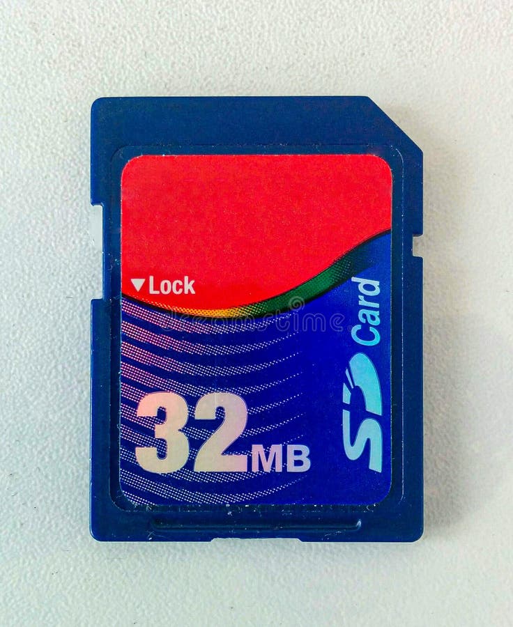 32 mb sd card stock photo. Image of compact, multimedia 192621980