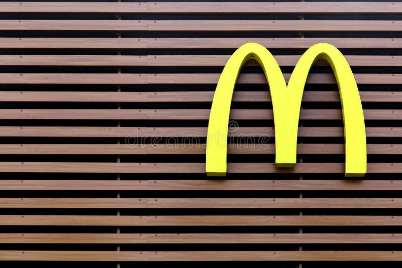 Mc Donald&x27;s logo on a facade