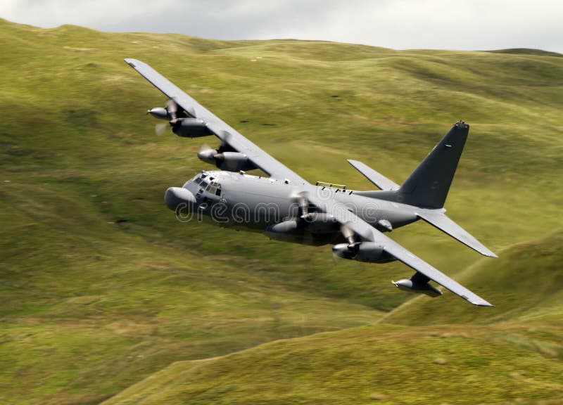 USAF mc 130 low level military training in wales united kingdom