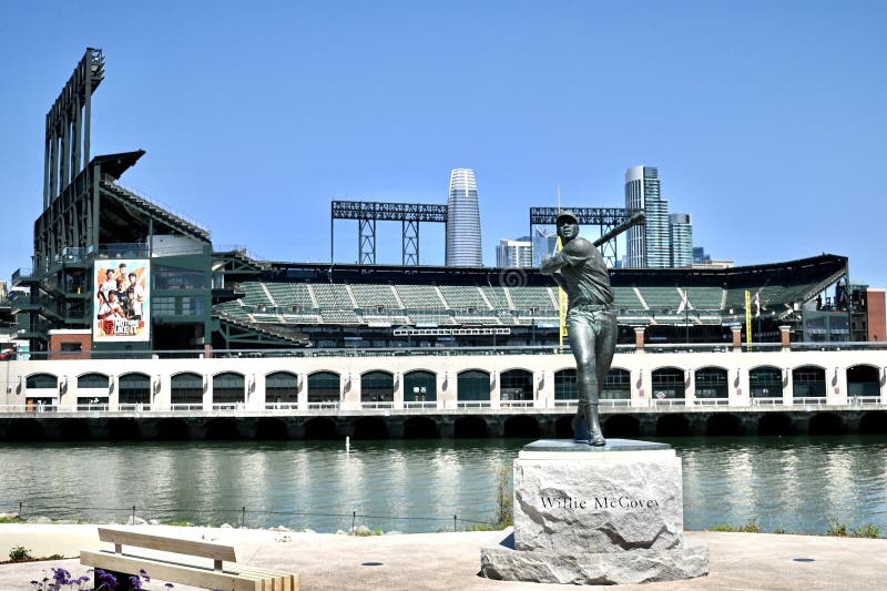 McCovey Cove is the unofficial name for the China Basin part of the San Francisco Bay right next to the San Francisco Giants baseball park Oracle Park. It is named in honor of long time first baseman and winning left handed hitter Willie McCovey. The park first opened in 2000, then rebuilt in 2024. Besides a statute of the parks namesake Willie McCovey with a plaque on each of the four sides of the pedestal with the statistics of the man, one can have a very pleasant stroll around the park on game day, or off. As seen 1 May 2024. McCovey Cove is the unofficial name for the China Basin part of the San Francisco Bay right next to the San Francisco Giants baseball park Oracle Park. It is named in honor of long time first baseman and winning left handed hitter Willie McCovey. The park first opened in 2000, then rebuilt in 2024. Besides a statute of the parks namesake Willie McCovey with a plaque on each of the four sides of the pedestal with the statistics of the man, one can have a very pleasant stroll around the park on game day, or off. As seen 1 May 2024.