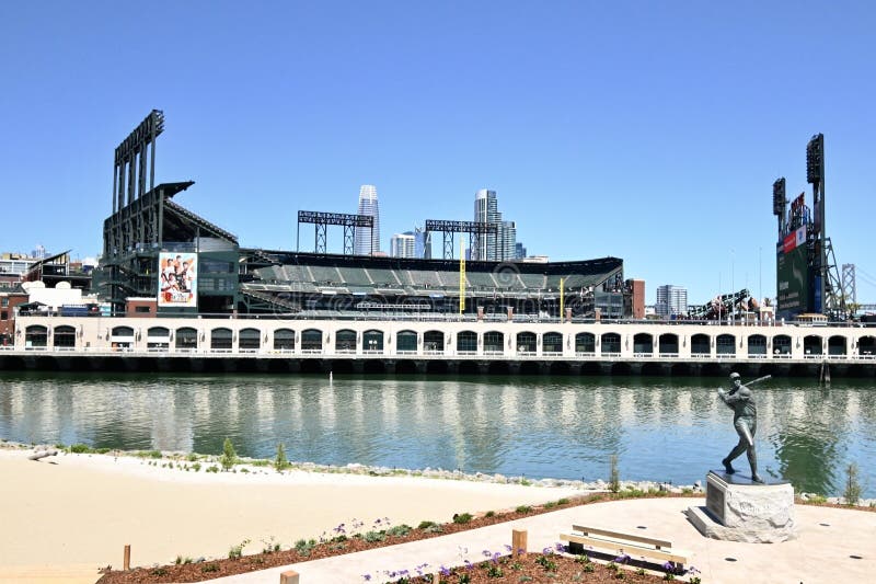 McCovey Cove is the unofficial name for the China Basin part of the San Francisco Bay right next to the San Francisco Giants baseball park Oracle Park. It is named in honor of long time first baseman and winning left handed hitter Willie McCovey. The park first opened in 2000, then rebuilt in 2024. Besides a statute of the parks namesake Willie McCovey with a plaque on each of the four sides of the pedestal with the statistics of the man, one can have a very pleasant stroll around the park on game day, or off. As seen 1 May 2024. McCovey Cove is the unofficial name for the China Basin part of the San Francisco Bay right next to the San Francisco Giants baseball park Oracle Park. It is named in honor of long time first baseman and winning left handed hitter Willie McCovey. The park first opened in 2000, then rebuilt in 2024. Besides a statute of the parks namesake Willie McCovey with a plaque on each of the four sides of the pedestal with the statistics of the man, one can have a very pleasant stroll around the park on game day, or off. As seen 1 May 2024.