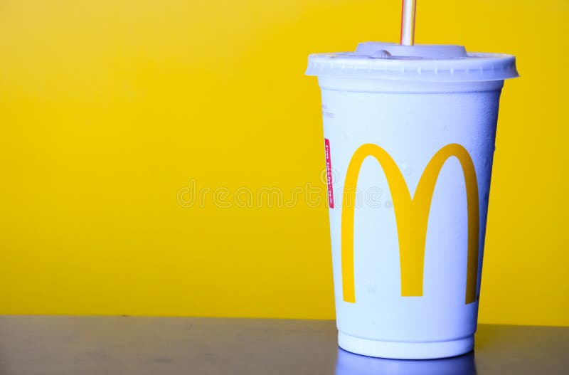 The McDonald`s logo.