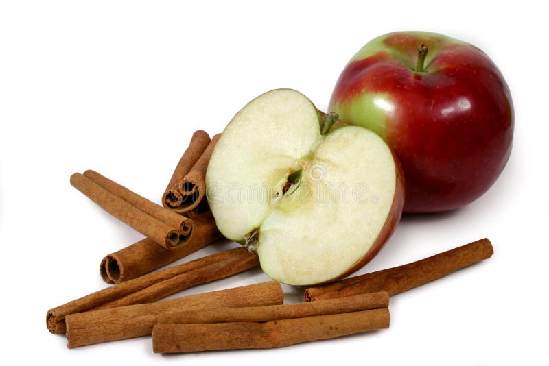 Mcintosh apples and cinnamon