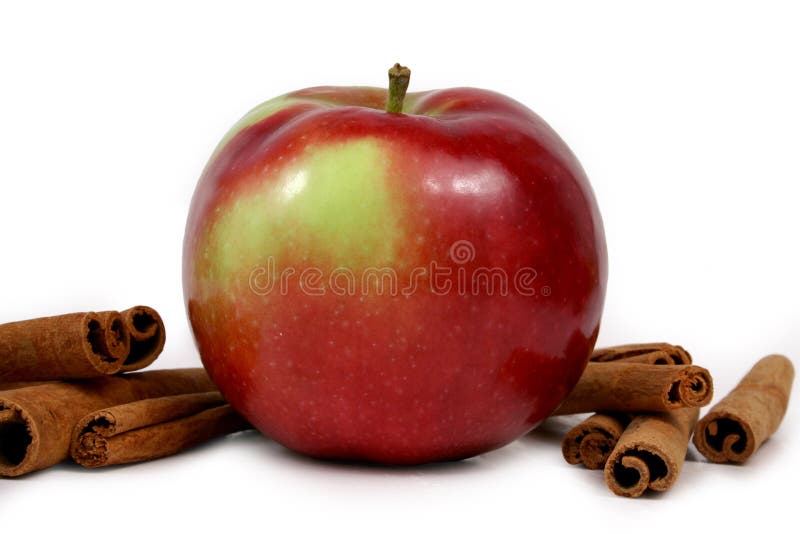 Mcintosh apples and cinnamon