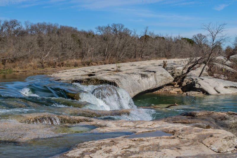 Mckinney Falls State Park, Upper Waterfalls, Austin Texas Stock Image ...