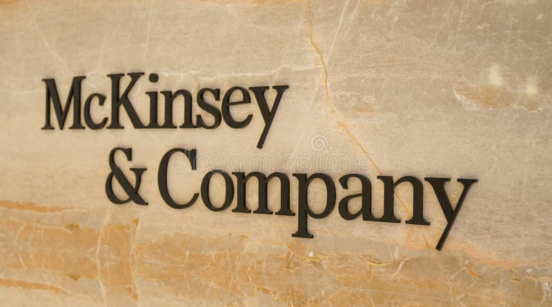 Mckinsey and Company Logo at the Entrance of Istanbul Office ...