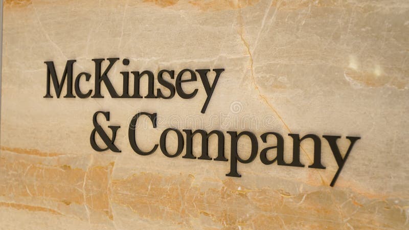 Mckinsey and Company Logo at the Entrance of Istanbul Office ...