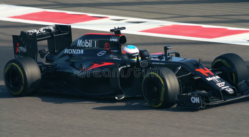 Mclaren Honda Grand Prix F1 16 Editorial Photo Image Of Dangerous Curve