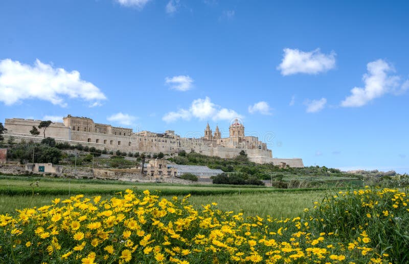 Mdina, Malte images libres de droits Mdina, Malte images libres de droits