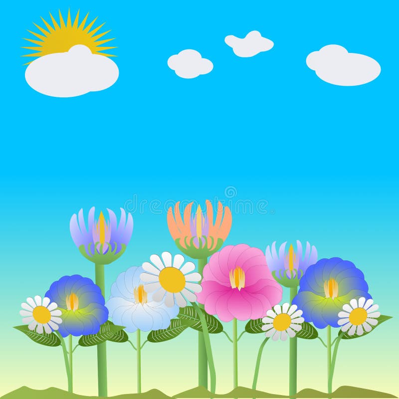 Mounds of grass stock illustration. Illustration of global - 24679244