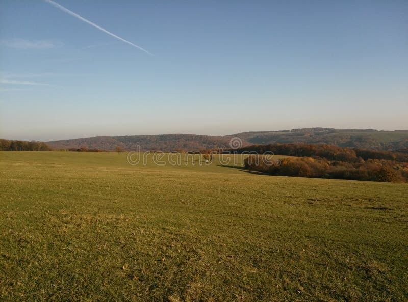 Meadows durring autumn in the West Slovakia