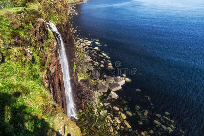 Mealt falls at Isle of Skye, Scotland