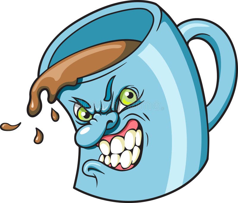 Mean Cup of Joe stock vector. Illustration of angry, sugar - 7852721 Mean Cup of Joe stock vector. Illustration of angry, sugar - 7852721
