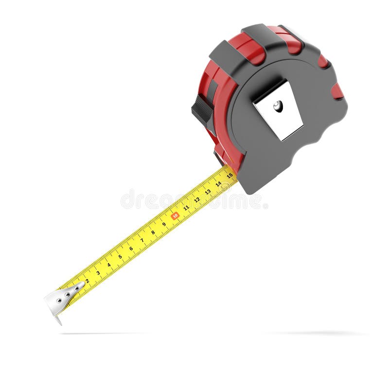 Tape Measure in the Shape of a House Stock Illustration Illustration