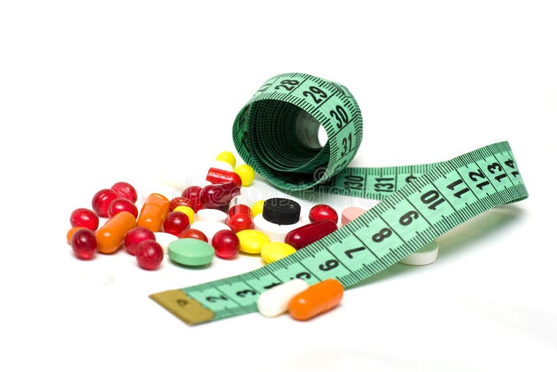 Measure tape with pills