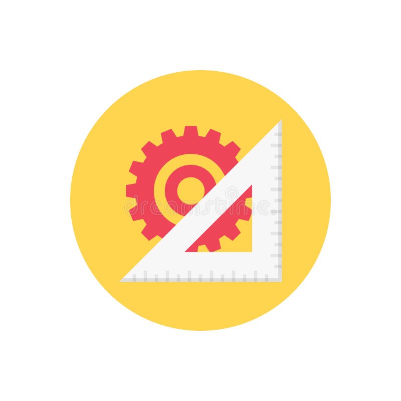 Measure Vector Flat Colour Icon Stock Vector Illustration of