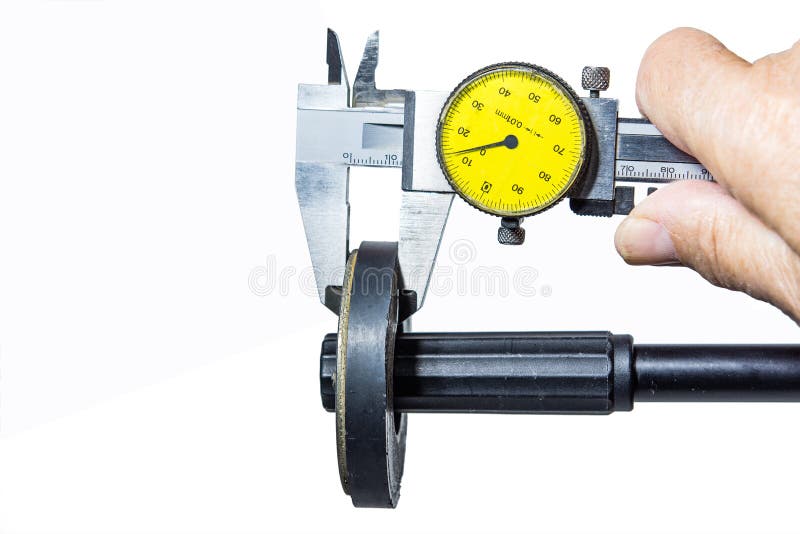 Measurement with Caliper Micrometer Stock Photo Image of measuring