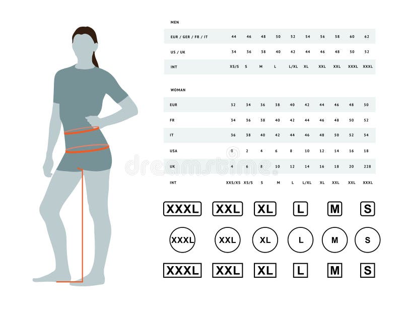 Female Clothing Size Chart