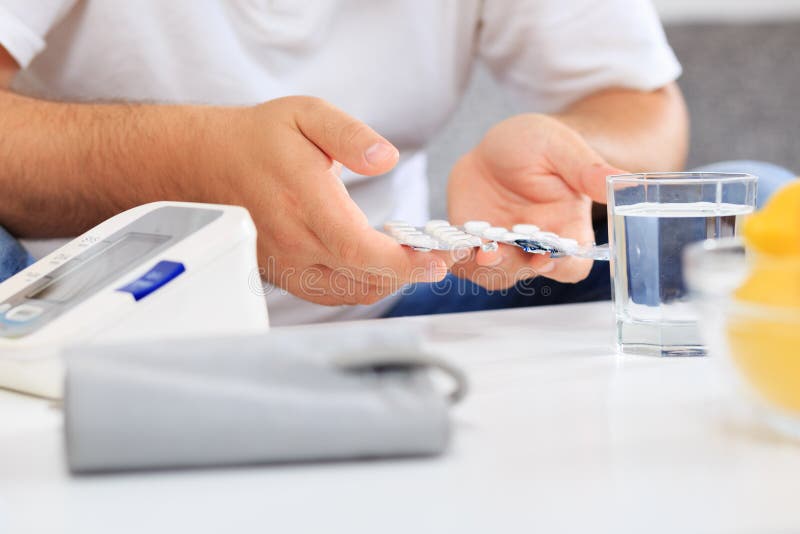 Measuring blood pressure stock photos Measuring blood pressure stock photos