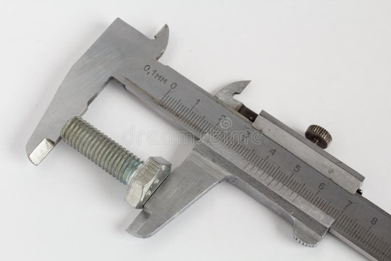 Measuring bolt stock photo. Image of steel, exact, equipment 61307518