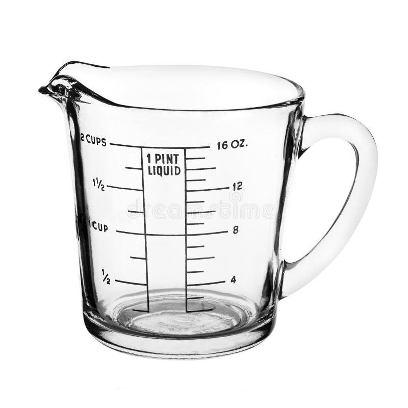 Measuring Cup Empty 2 Stock Photo - Download Image Now - Measuring Cup,  Measuring, Dry Measure - iStock