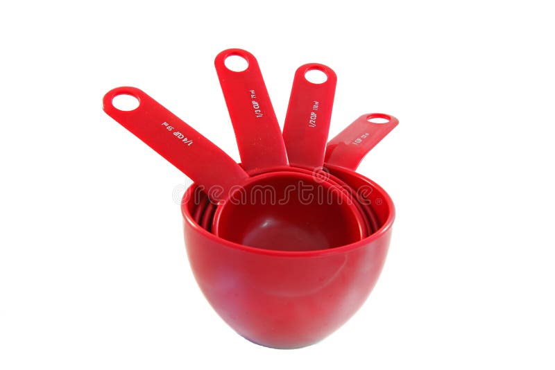 Measuring Cup Set Isolated on White Background Stock Photo Image of