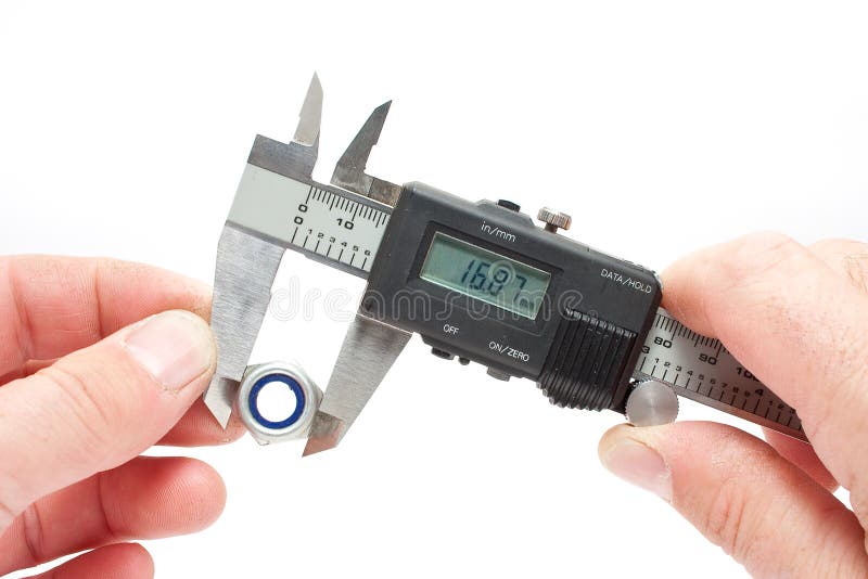 Measuring Equipment Digital Vernier Gauge Stock Photo Image of