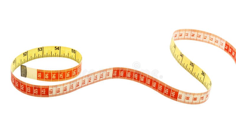 Tailor Measuring Tape Isolated Stock Image - Image of measure