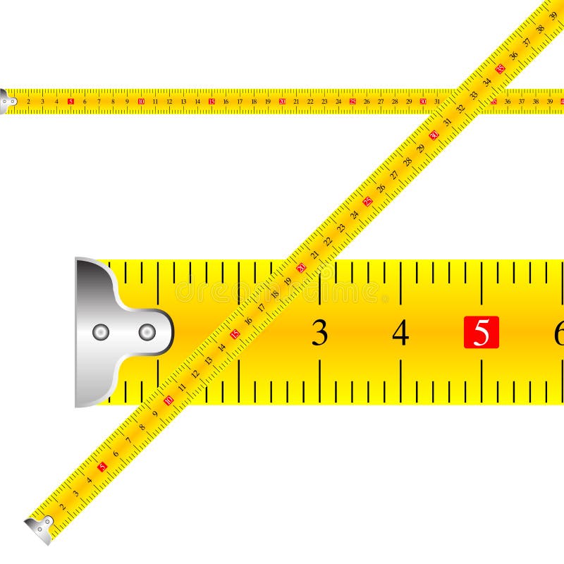 Tape measure in centimeters Royalty Free Vector Image
