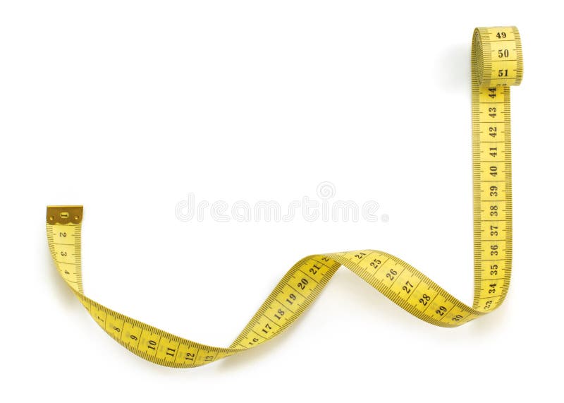 Tailor Measuring Tape Isolated Stock Image - Image of measure