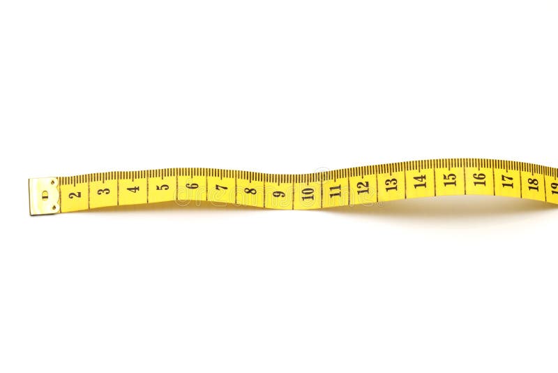 Measuring Tape Of The Tailor Isolated On White Background Stock Photo,  Picture and Royalty Free Image. Image 15789213.