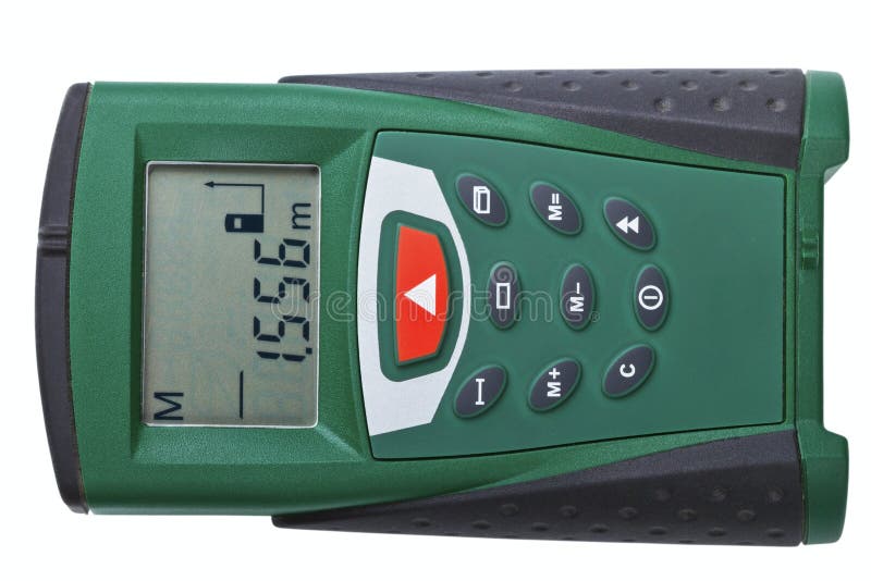 Laser Distance Measurer on a white background. Laser Distance Measurer on a white background