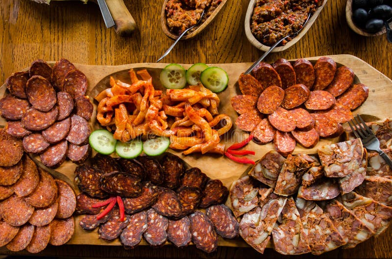 Meat and Appetizers Platter Stock Image - Image of meal, brunch: 51521709