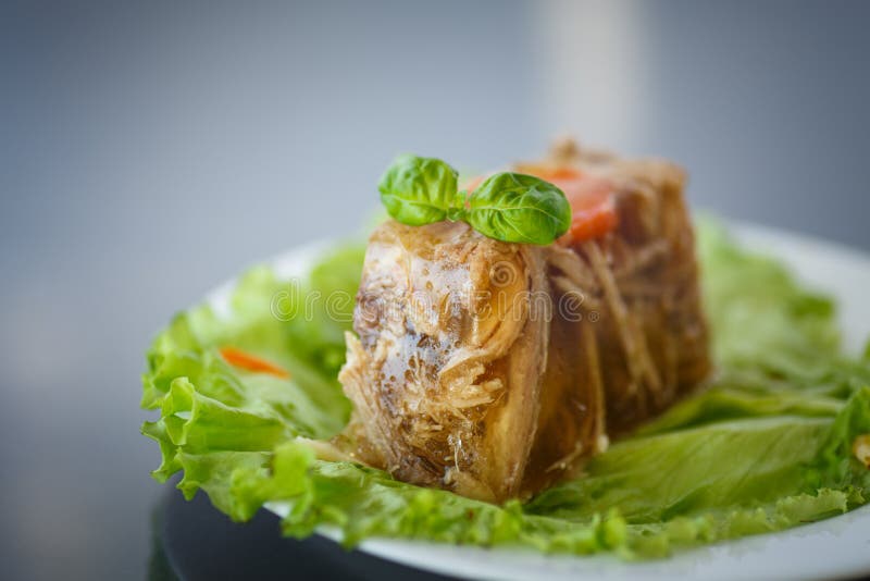 Meat aspic royalty free stock images