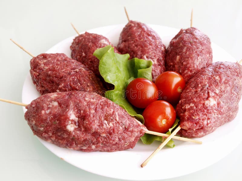 Meat balls stock photo. Image of plate, board, tomatoes 19791554
