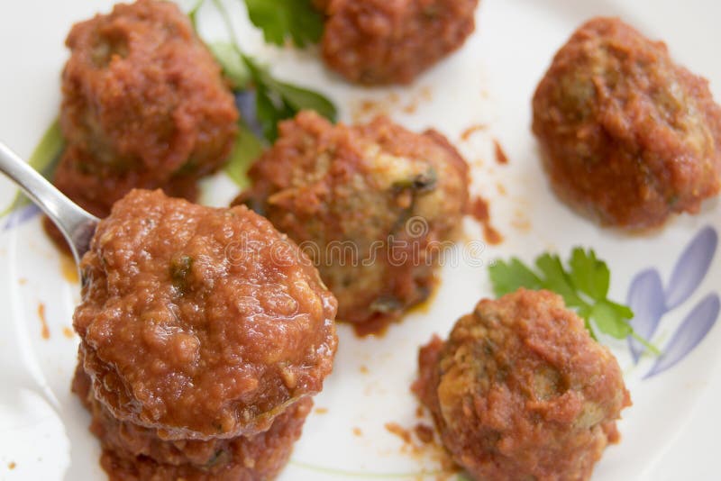 Meat balls of pig