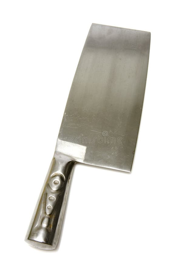Meat Cleaver stock photo. Image of chopper, metallic, isolated - 1617350