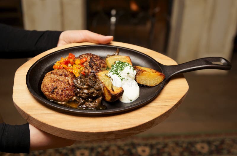 Meat dish stock image. Image of piece, meat, pork, beef 13815163