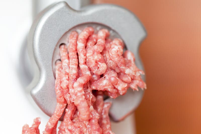 Meat grinder close up stock photo. Image of preparation 37675654