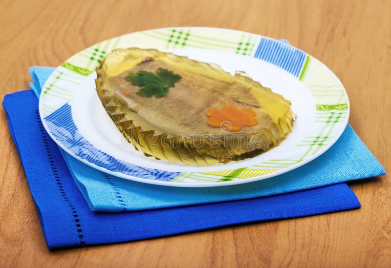 Meat jelly stock photo. Image of broth, lunch, delicacy 39833196