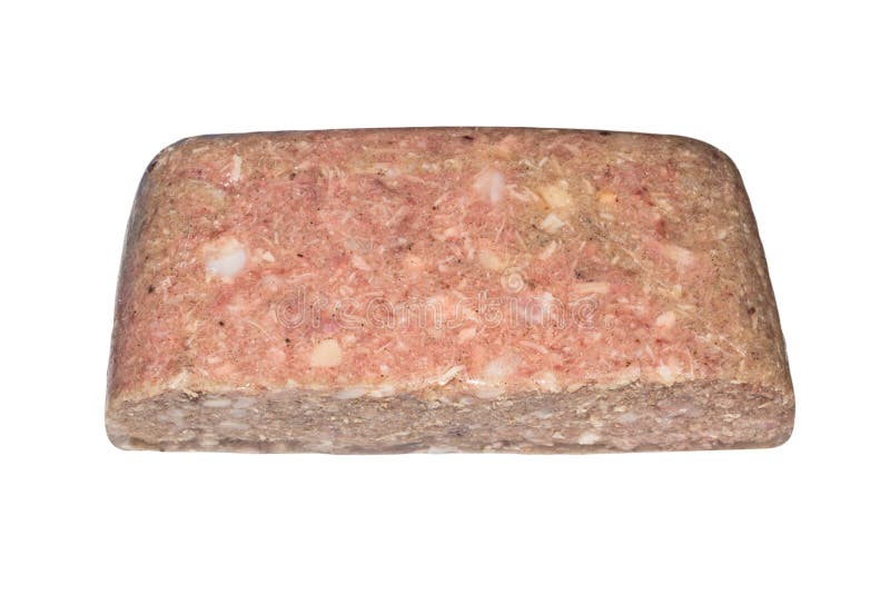 Meat Jelly Isolated on White Background.Meat Jelly. Stock Photo Image of homemade, food 160953148