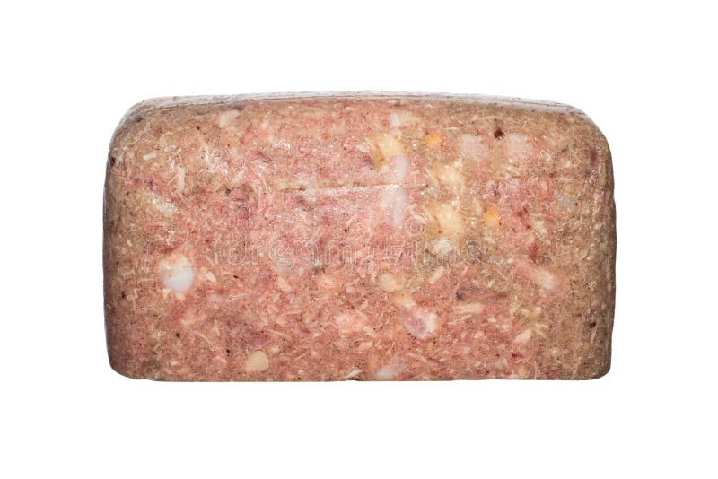 Meat Jelly Isolated on White Background.Meat Jelly. Stock Image Image