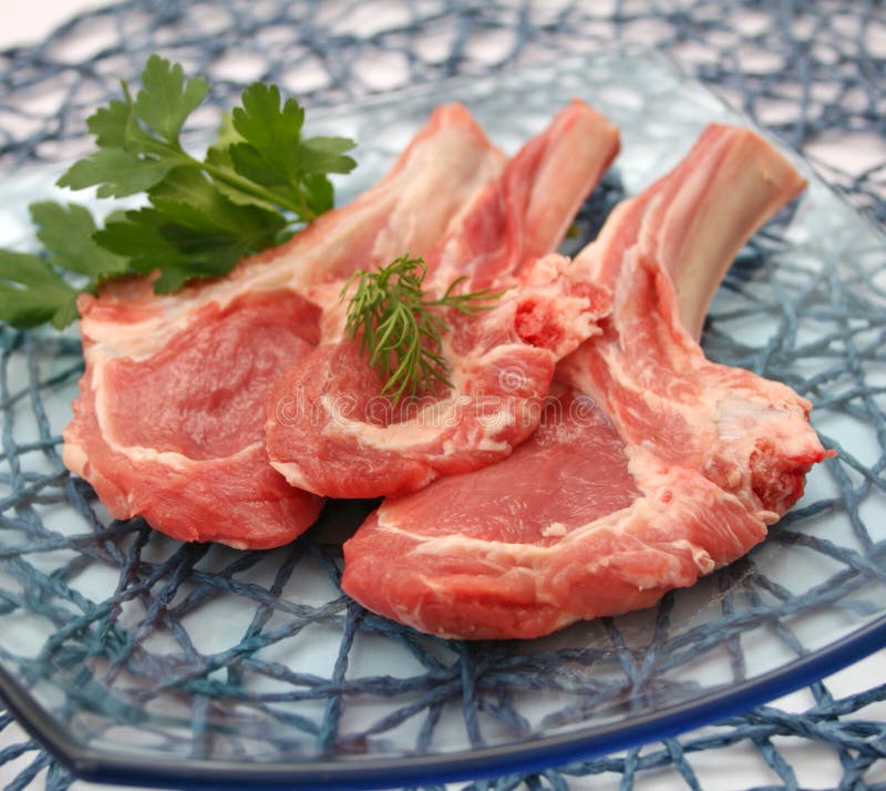 Meat of a lamb stock image. Image of fresh, samgyeopsal 37199643