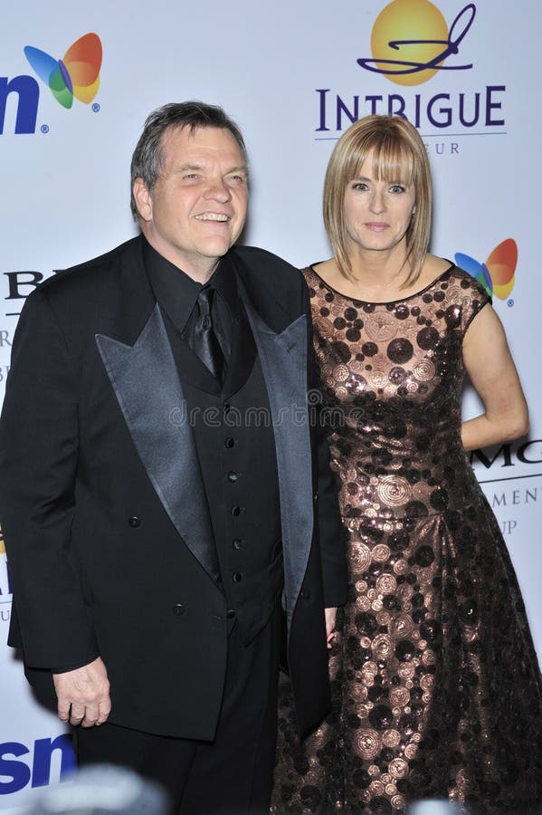 Meat Loaf and Aspen Miller editorial image. Image of marvin 128890220