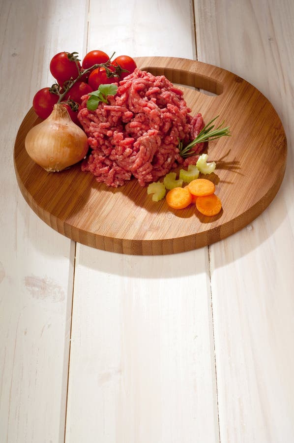 Meat loaf with ingredients stock image. Image of freshness 14081061