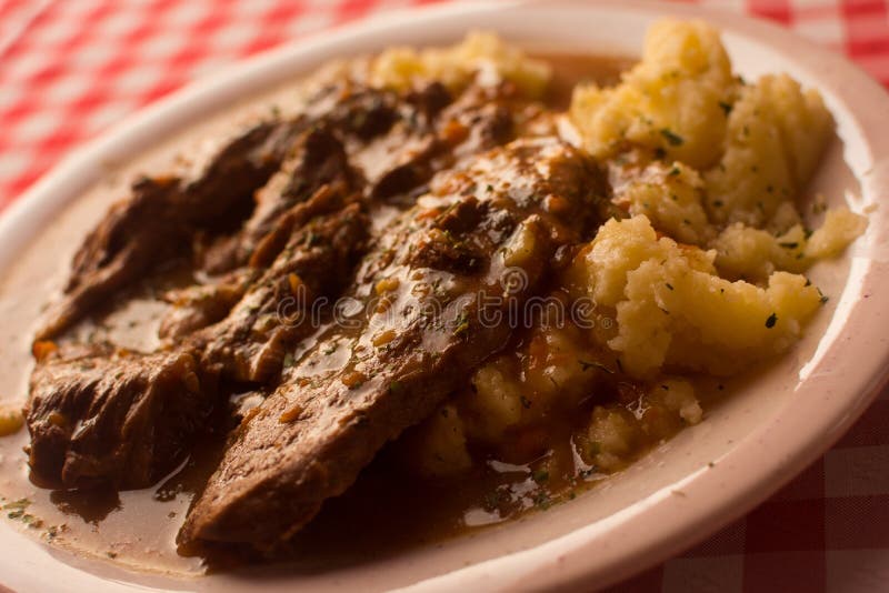 Meat and Potato Meal Lunch Dinner Stock Image - Image of food, potato